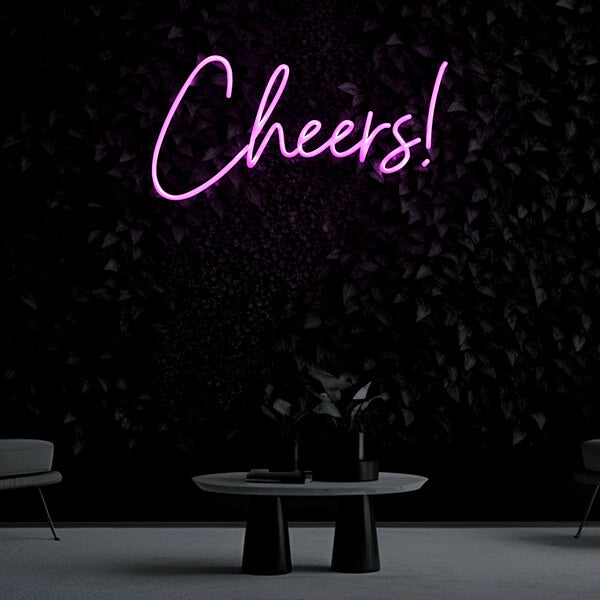 "Cheers!" Neon Sign