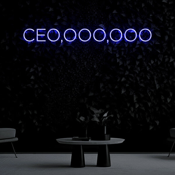 "CEO" Neon Sign