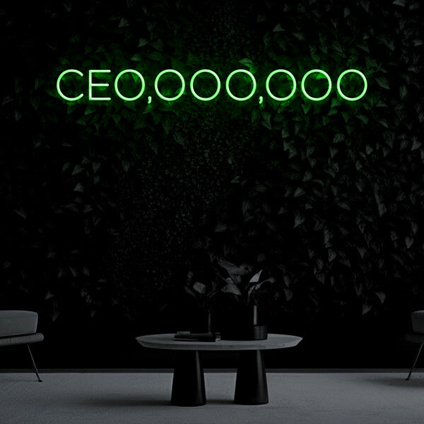 "CEO" Neon Sign