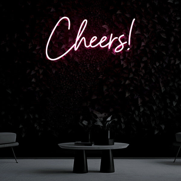 "Cheers!" Neon Sign