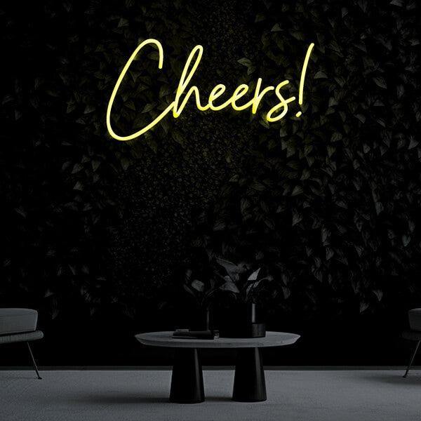 "Cheers!" Neon Sign